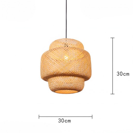 Straw Chandelier Small